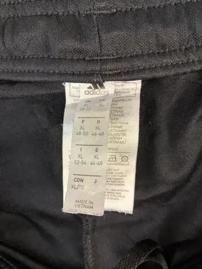 Pantalones deportivos negros Adidas para hombre - miniatura 3