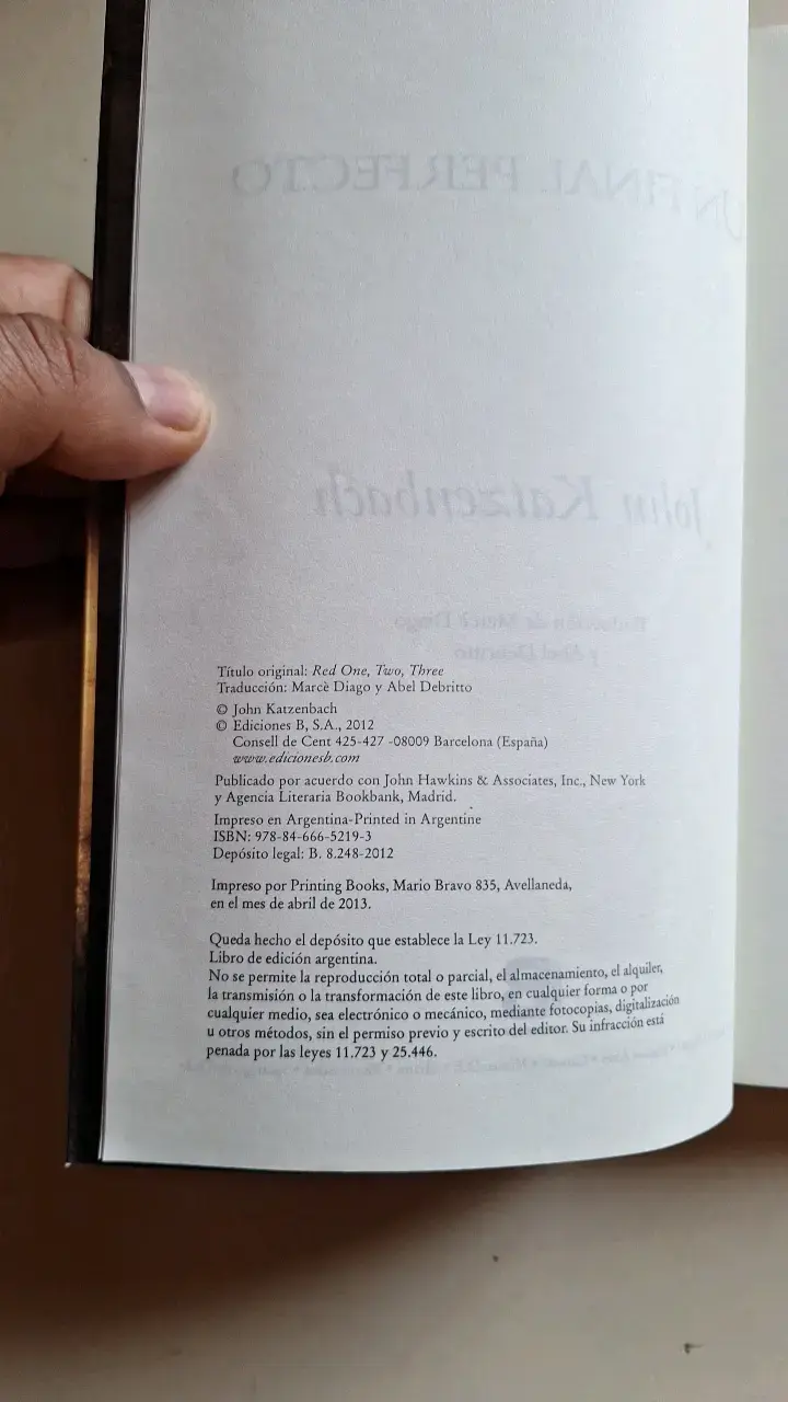 Libro 'Un Final Perfecto' de John Katzenbach - 3