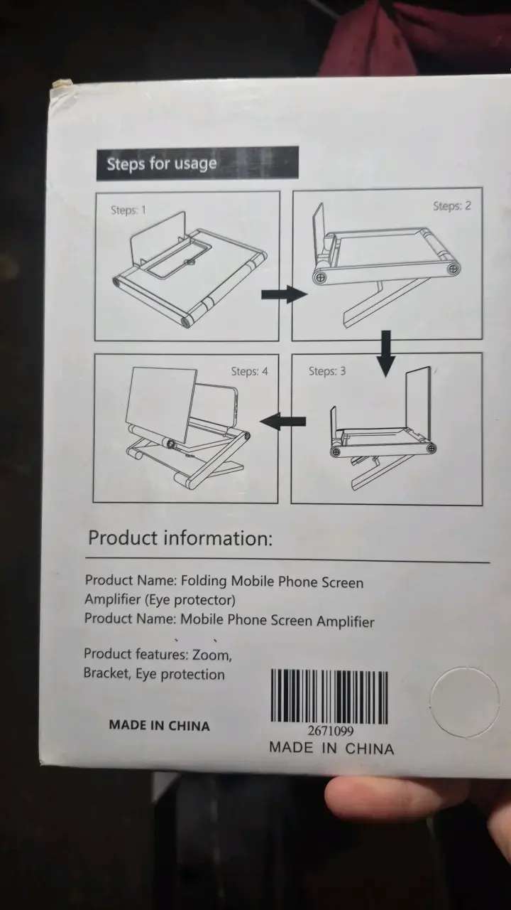 Amplificador de Pantalla para Móvil Tasbel 3D - 2