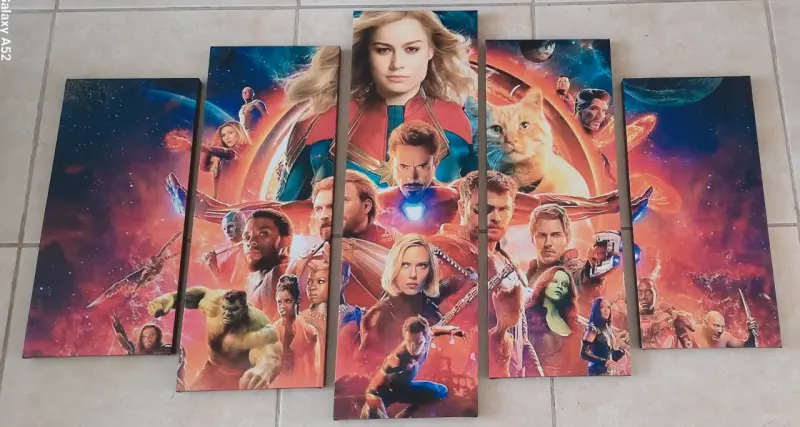 Cuadro Decorativo Avengers Multisección - 2