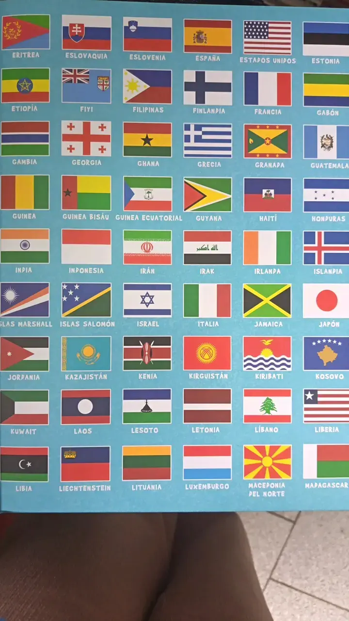 Atlas del Mundo con Banderas para Niños - 2