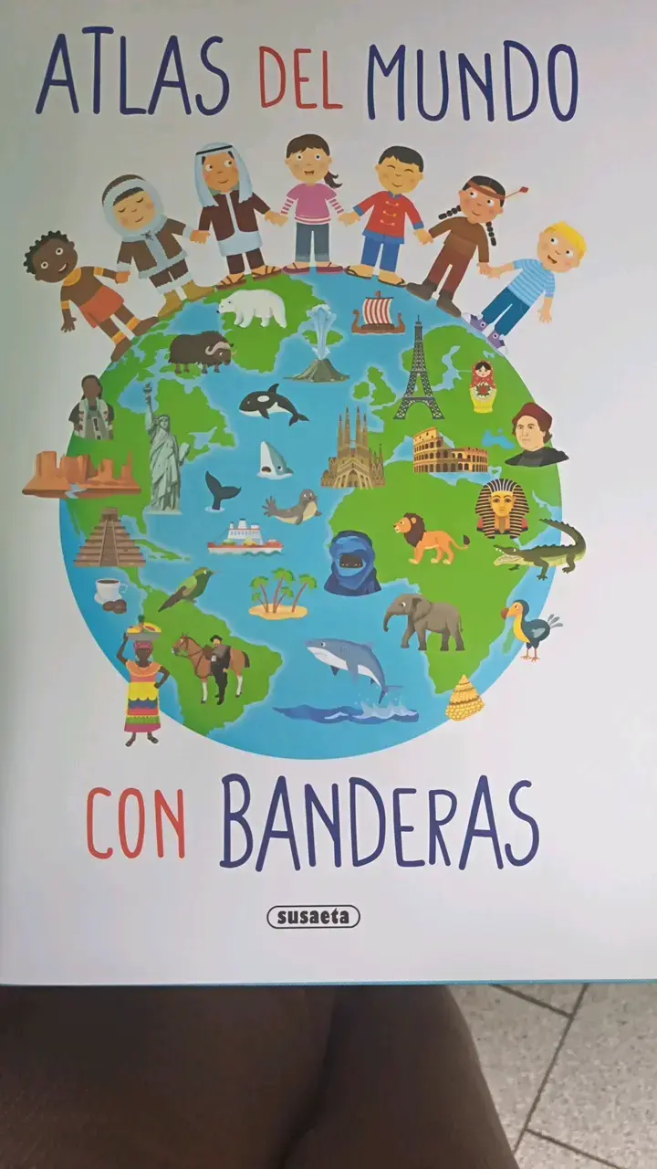 Atlas del Mundo con Banderas para Niños - 3