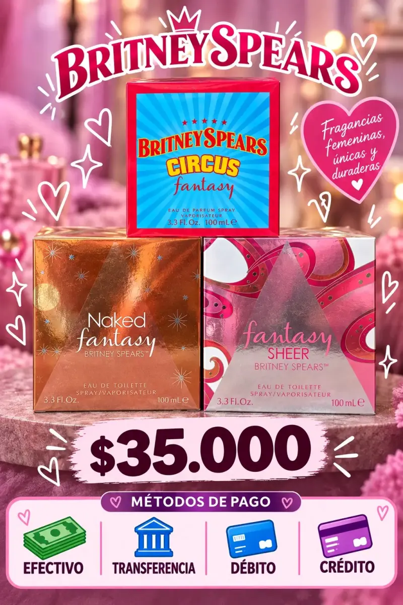 Perfumes de mujer britney spears 100ml