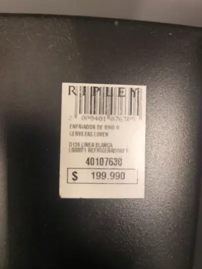 Refrigerador de Vinos Løven Negro - miniatura 5