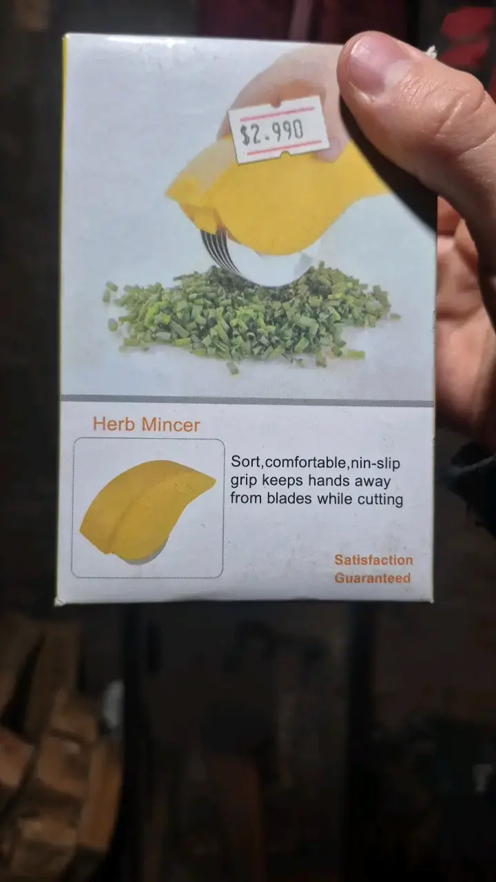 Picador de hierbas con mango antideslizante - 1