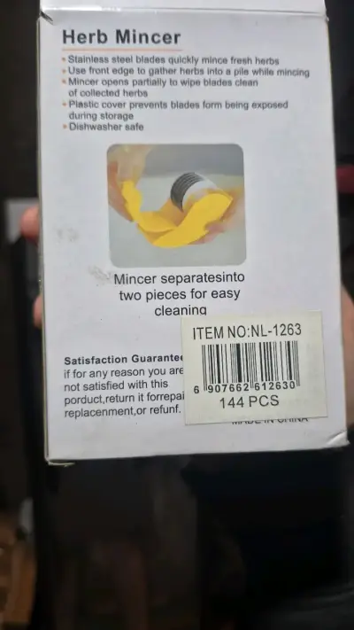 Picador de hierbas con mango antideslizante - miniatura 2