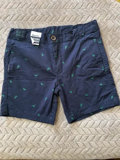 Shorts de Niño Azul con Dinosaurios Black & Blue - miniatura 1