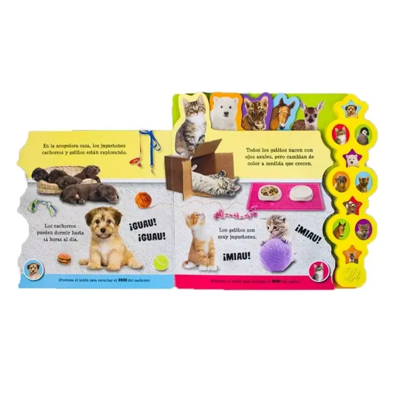 Libro interactivo Animales Bebés con sonidos - 2
