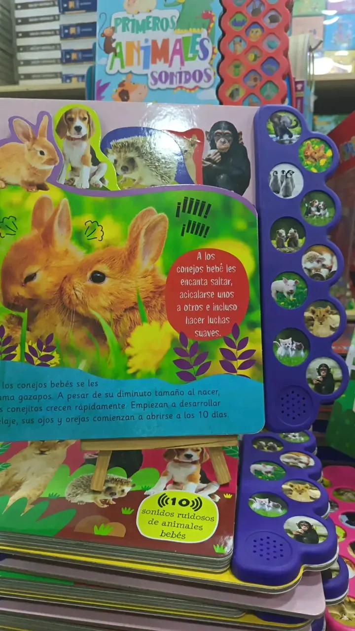 Libro interactivo Animales Bebés con sonidos - 2