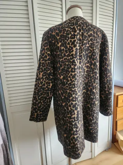 Abrigo lana con el estampado animal print perfecto - miniatura 4