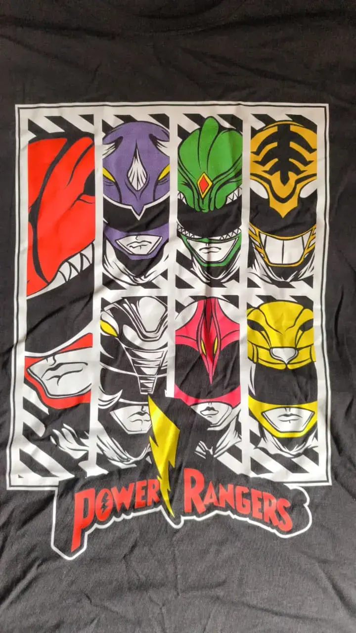 Polera Power Rangers Talla L