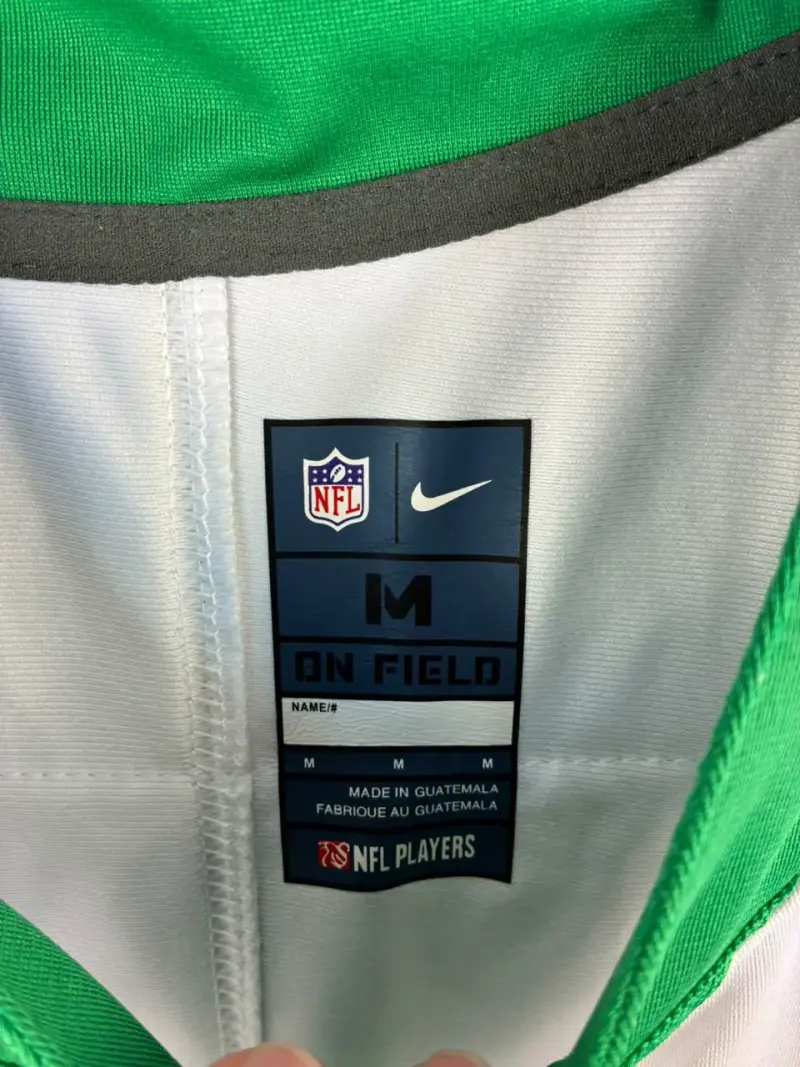 Camiseta NFL Nike número 26 blanca y verde - 2
