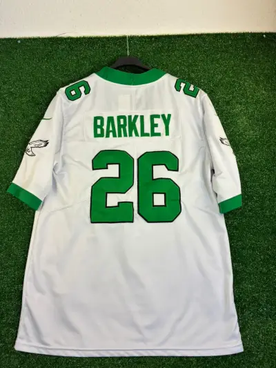 Camiseta NFL Nike número 26 blanca y verde - miniatura 6