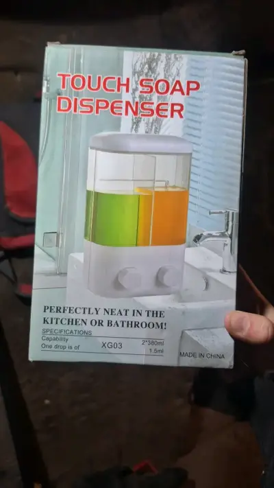 Dispensador de Jabón Doble para Cocina o Baño - miniatura 1