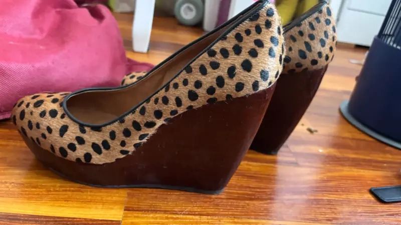 Zapatos de cuña animal print Gracel - 2