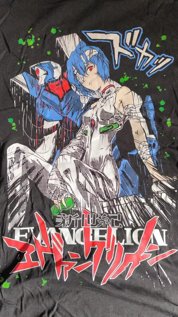 Polera Neon Genesis Evangelion Rei Ayanami Talla L