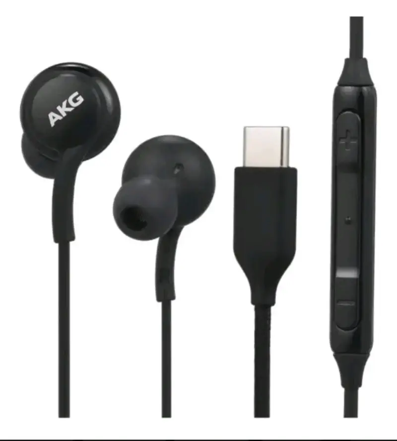 Audífonos AKG con conector USB-C negros - 1