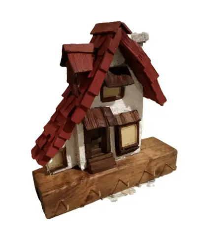 Colgador de llaves de casa rústica - miniatura 5