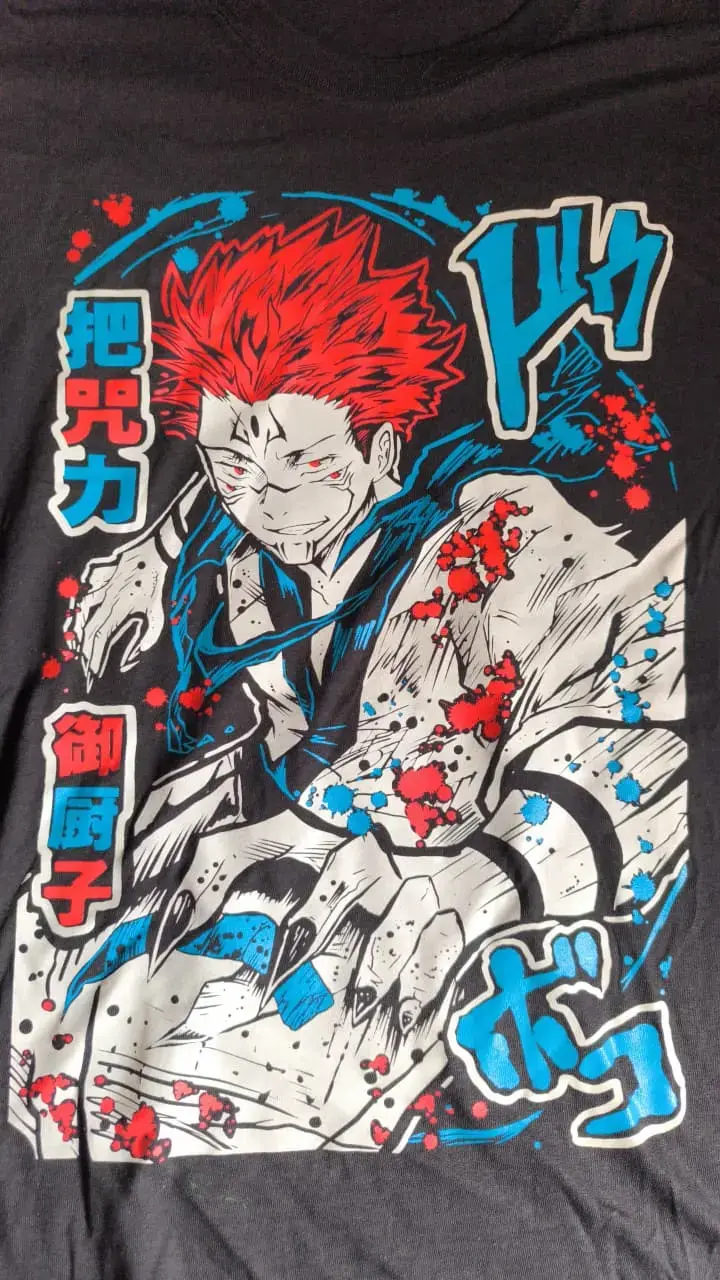 Polera Jujutsu Kaisen Ryomen Sukuna Talla M