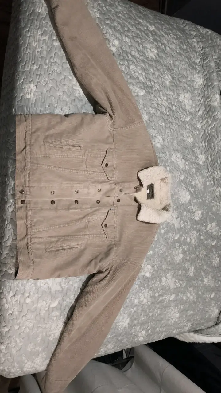 Chaqueta de cotelé beige Levi's con chiporro