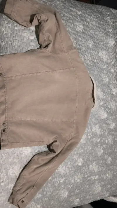 Chaqueta de cotelé beige Levi's con chiporro - miniatura 4