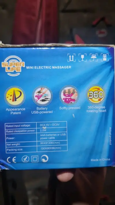 Mini Masajeador Eléctrico Super Life XF-69 - miniatura 2