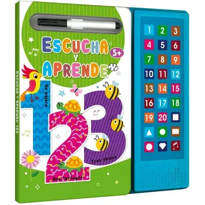 Libro interactivo Escucha y Aprende 123 para niños - miniatura 1