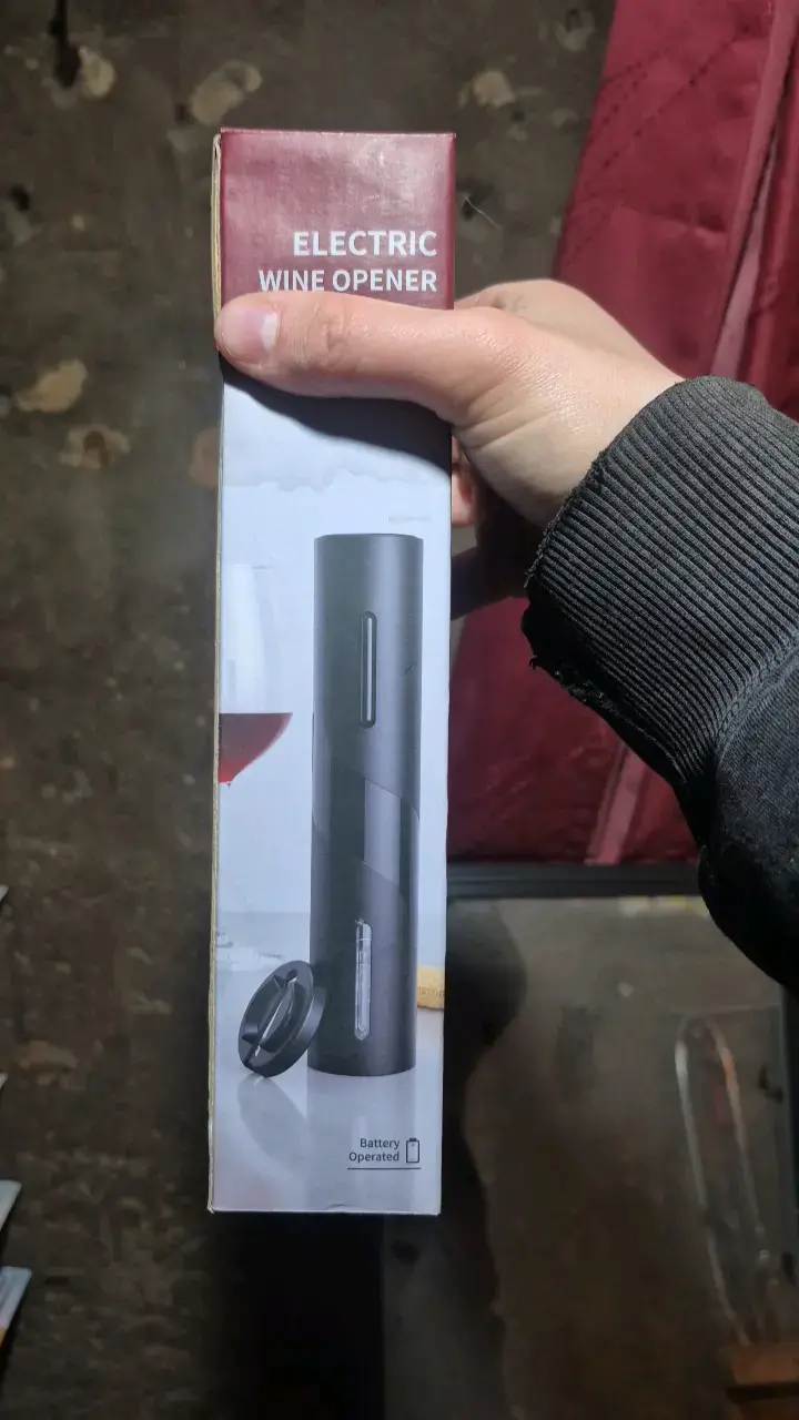 Abridor de Vino Eléctrico a Pilas - 1