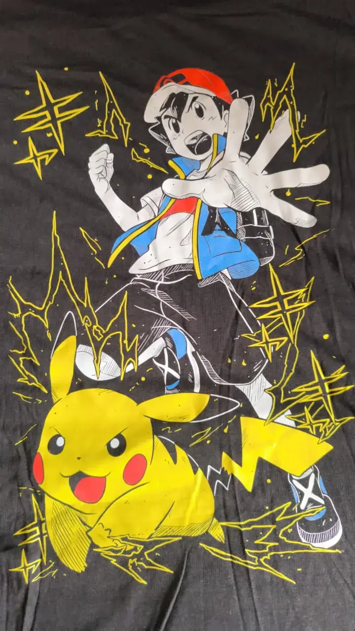 Polera Pokémon Satoshi Talla XL