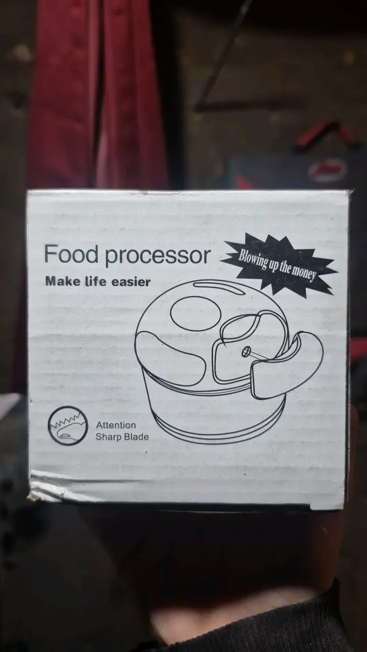 Procesador de Alimentos Manual Compacto