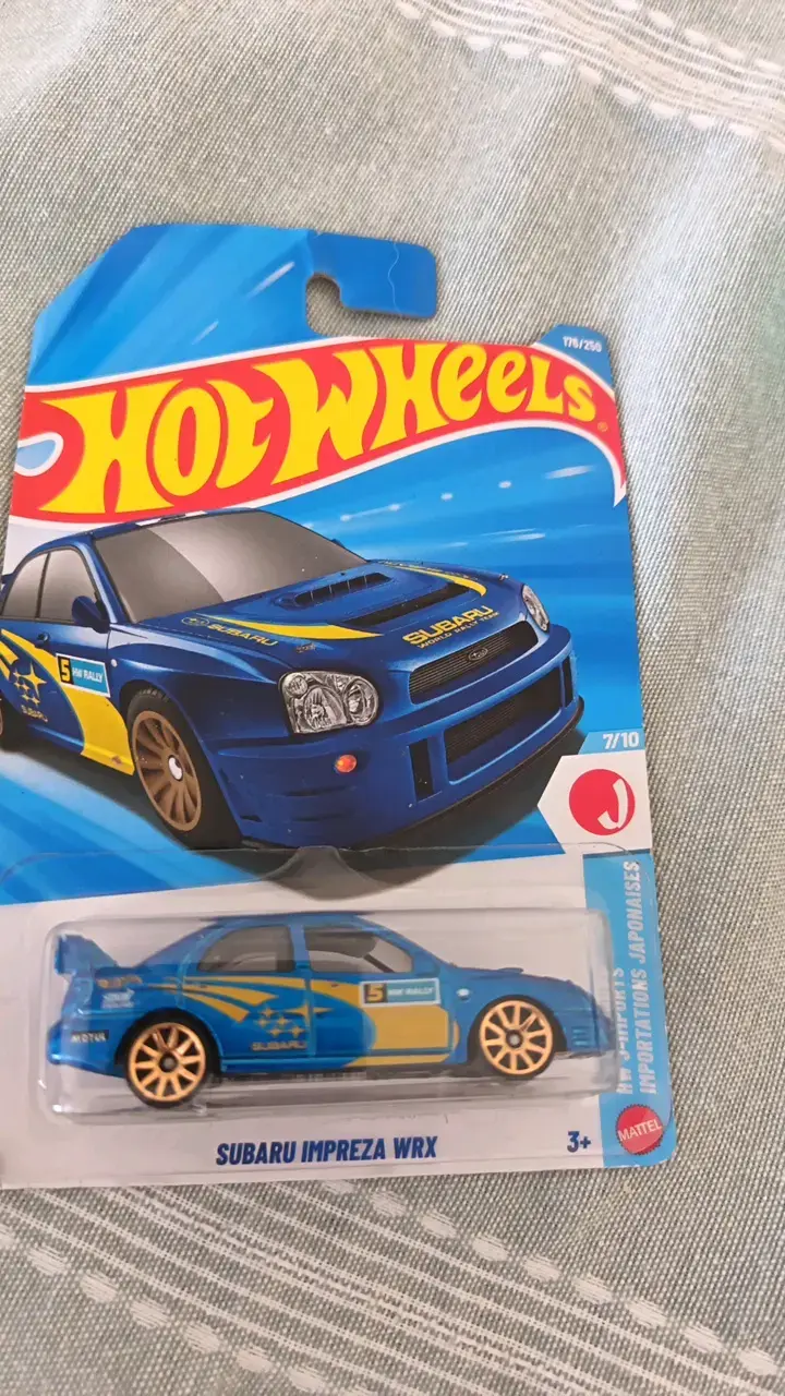 Hot Wheels Subaru Impreza WRX azul