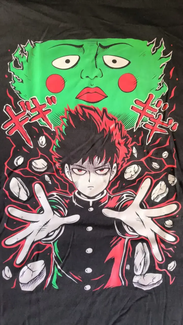 Polera Mob Psycho Shigeo Kageyama Talla XL