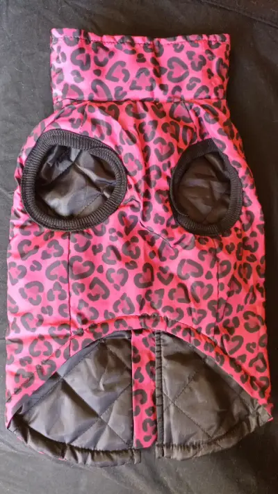 Chaleco para perro con estampado de leopardo rosa - miniatura 3