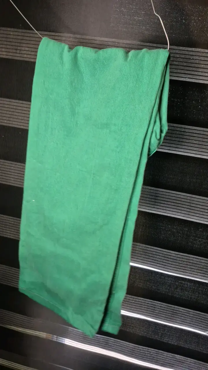 Pantalones verdes de algodón Zara - 2