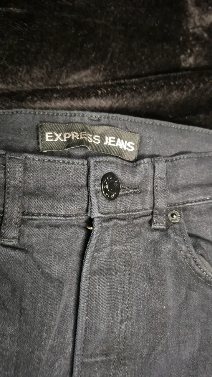 Jeans negros desgastados Express Jeans - 3