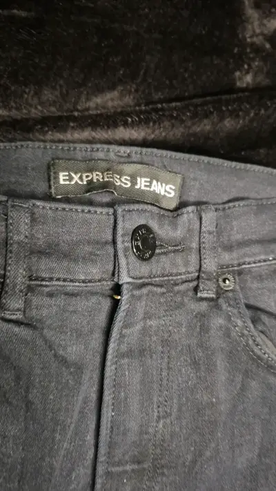 Jeans negros desgastados Express Jeans - miniatura 3