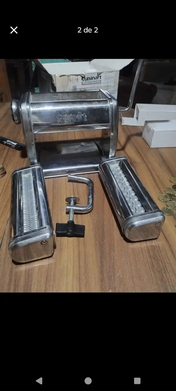 Máquina para hacer pasta Cuisinart roja - 2