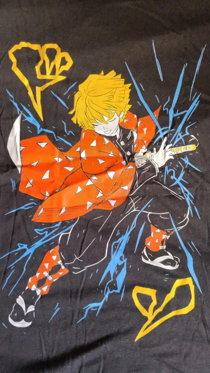 Polera Kimetsu no Yaiba Zenitsu Agatsuma Talla M