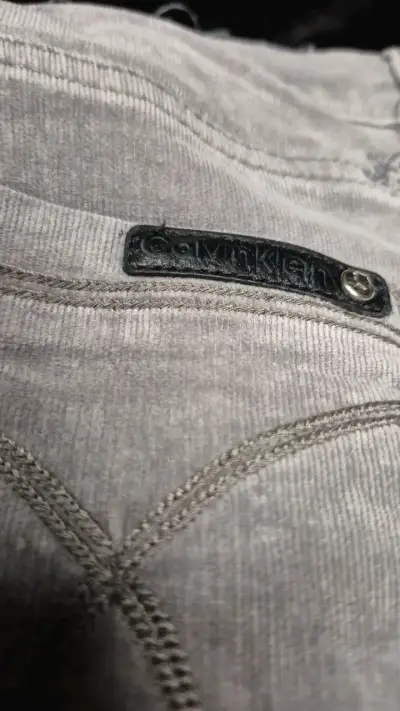 Jeans grises Calvin Klein para mujer - miniatura 4