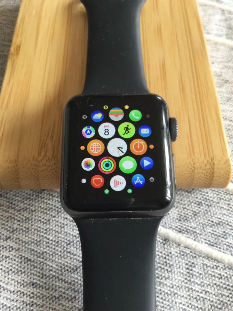 Apple Watch Series 3 con correa negra - 6