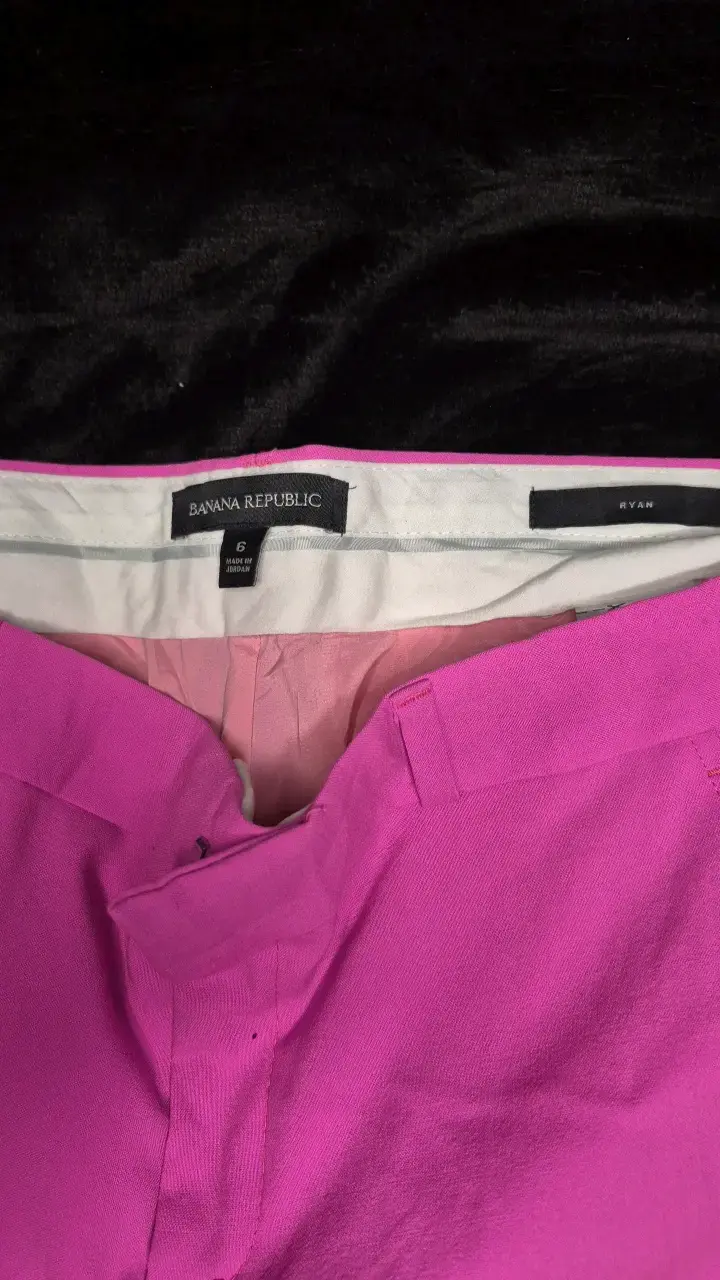 Pantalones fucsia Banana Republic para mujer - 2