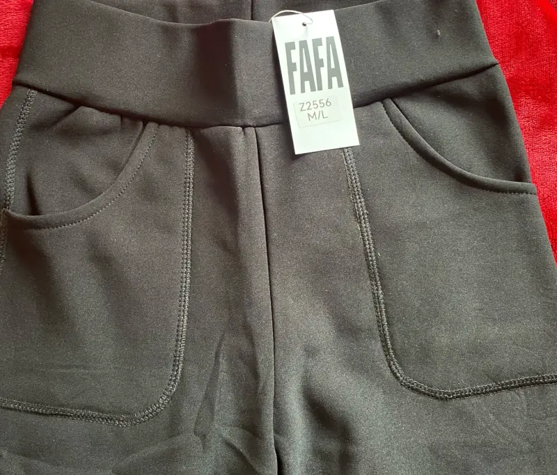 Pantalones anchos negros para yoga mujer - 3