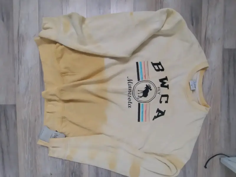 Polerón amarillo BWCA Minnesota estilo vintage - 1