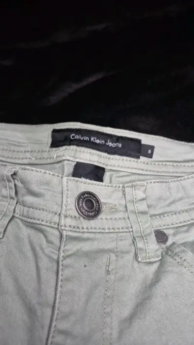 Jeans grises Calvin Klein para mujer - miniatura 2
