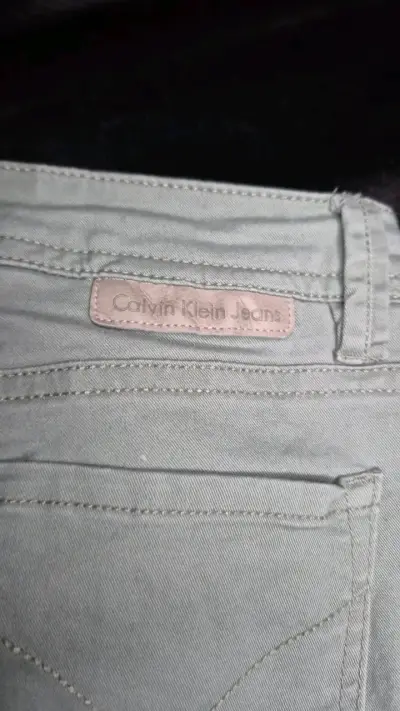Jeans grises Calvin Klein para mujer - miniatura 4