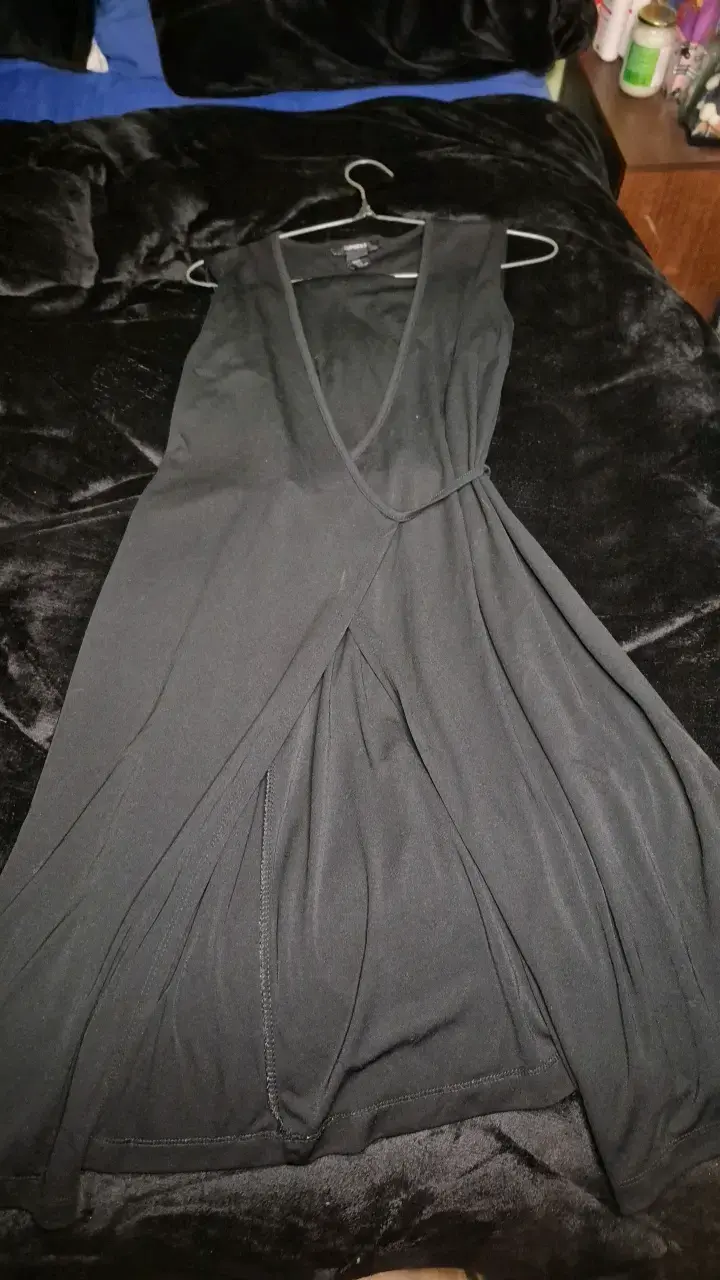 Vestido negro elegante Express talla 11/8 - 3
