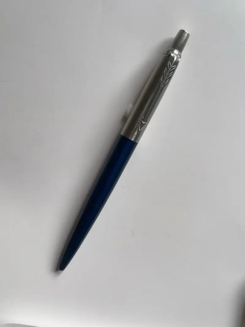 Bolígrafo Parker Jotter Royal Blue - Clásico Acero - 2