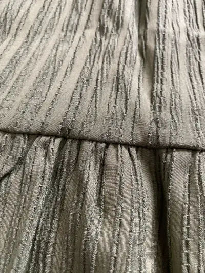 Vestido casual de rayas verde para mujer - miniatura 3