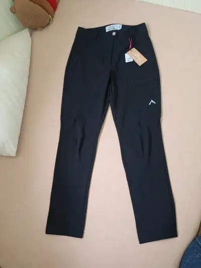 Pantalones de trekking negros para mujer - miniatura 1