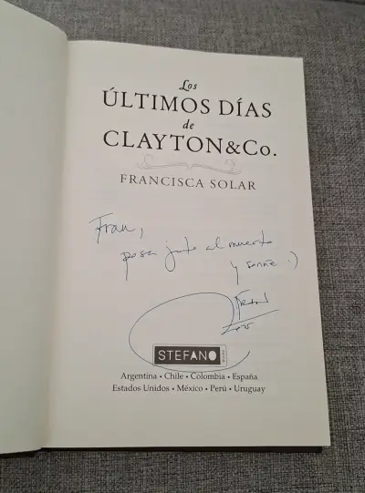 Libro 'Los Últimos Días de Clayton & Co.' de Francisca Solar - miniatura 3